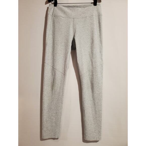Outdoor Voices 7/8 Warmup Leggings Women's Size L Light Heather Gray Dove Yoga - Picture 3 of 10